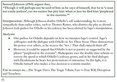 The Quotation Bank: Othello A-Level Revision and Study Guide for English