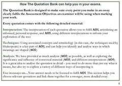 The Quotation Bank: Othello A-Level Revision and Study Guide for English