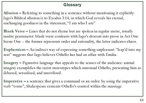 The Quotation Bank: Othello A-Level Revision and Study Guide for English