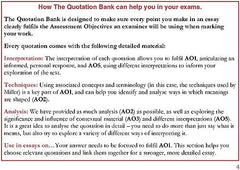 The Quotation Bank: Death of A Salesman Revision and Study Guide for English
