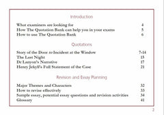 The Quotation Bank: Dr Jekyll and Mr Hyde GCSE Revision and Study Guide for