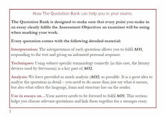 The Quotation Bank: Dr Jekyll and Mr Hyde GCSE Revision and Study Guide for