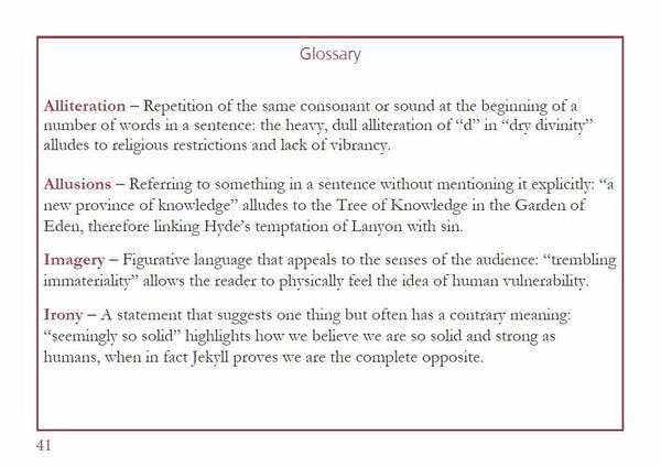 The Quotation Bank: Dr Jekyll and Mr Hyde GCSE Revision and Study Guide for