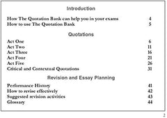 The Quotation Bank: Hamlet A-Level Revision and Study Guide for English