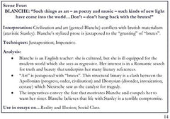 The Quotation Bank: A Streetcar Named Desire A-Level Revision and Study Guide