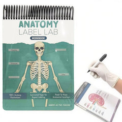 Anatomy Label Lab Workbook, Creative Human Anatomy Busy Book,