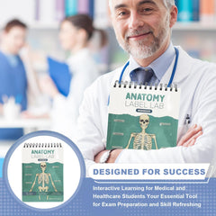 Anatomy Label Lab Workbook, Creative Human Anatomy Busy Book,