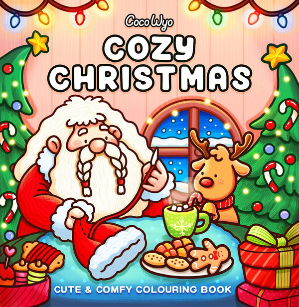 Cozy Christmas: The Cute and Relaxing Festive Colouring Book for Kids and