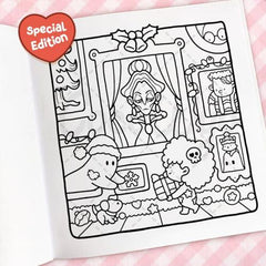 Cozy Christmas: The Cute and Relaxing Festive Colouring Book for Kids and