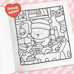 Cozy Christmas: The Cute and Relaxing Festive Colouring Book for Kids and