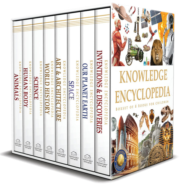 Knowledge Encyclopedia - Boxset of 8 Books for Children (Knowledge Encyclopedia