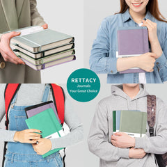 RETTACY A5 Bullet Dot Grid - Dotted Notebook With 320 Numbered Thick Journal