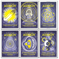 Isaac Asimov Collection 6 Books Set (Prelude To Foundation,