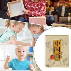 Chinese Painting White Drawing Copying Album, Chinese Calligraphy Paper Book,