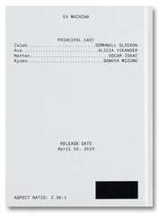 Ex Machina Screenplay Book