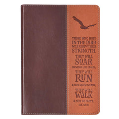 Wings Like Eagles Classic Lux-Leather Journal