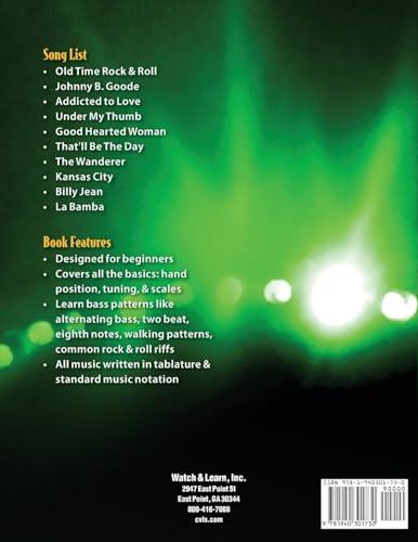 Beginner Bass Guitar Lessons Book