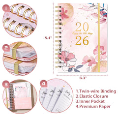 2026 Diary - 2026 A5 Diary Week to View, January 2026 -