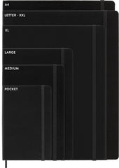 Moleskine - Classic Notebook, Ruled Notebook, Hard Cover and Elastic Closure,