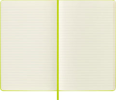 Moleskine - Classic Notebook, Ruled Notebook, Hard Cover and Elastic Closure,