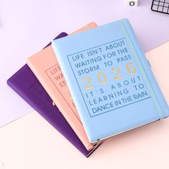 Mljtoyo A4 Diary 2026 Day per Page,Productivity Daily Planner from Jan 2026 to
