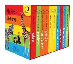 My First Library: Boxset of 10 Board Books for Kids: