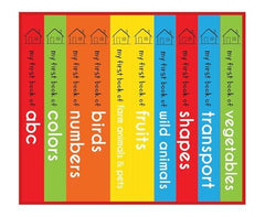 My First Library: Boxset of 10 Board Books for Kids: