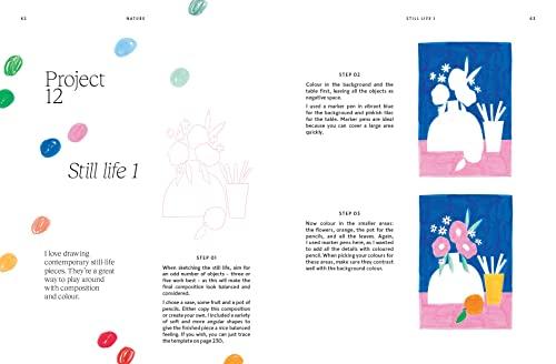 15-minute Art Drawing - Learn How to Draw, Colour and Shade