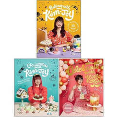 Kim-Joy Collection 3 Books Set (Baking with Kim-Joy, Christmas with Kim-Joy,