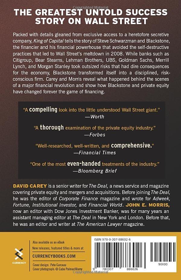 King of Capital: The Remarkable Rise, Fall,