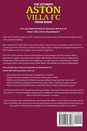 The Ultimate Aston Villa FC Trivia Book