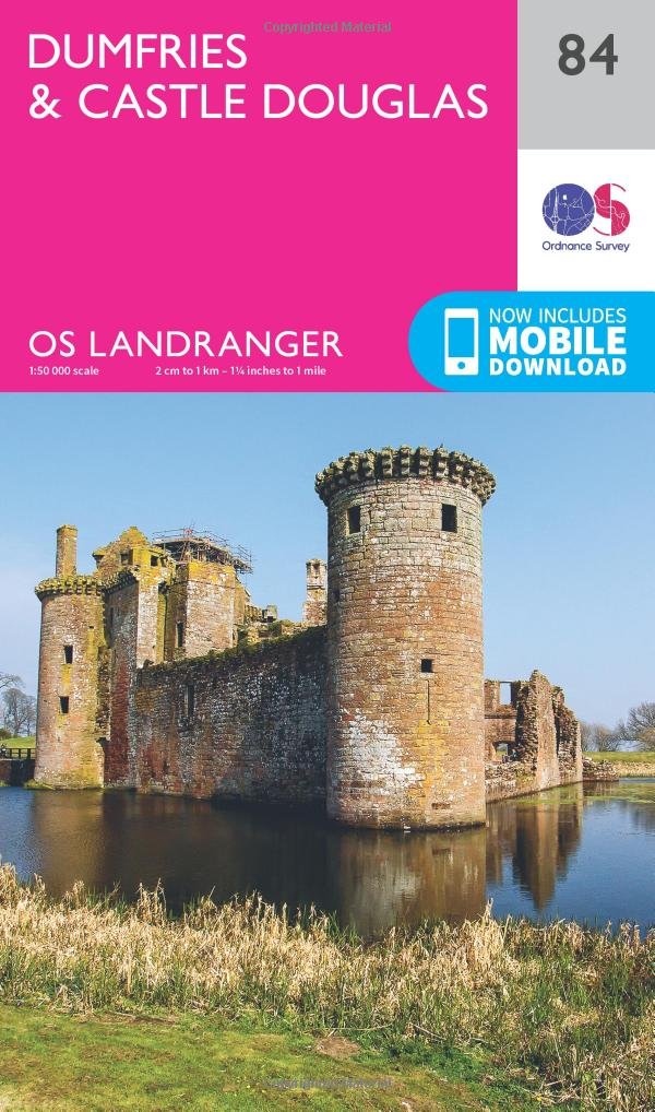 Dumfries & Castle Douglas Map | Dalbeattie & Kirkcudbright | Ordnance Survey |