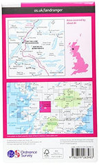 Ben Nevis Map | Fort William & Glen Coe | Ordnance Survey | OS Landranger Map