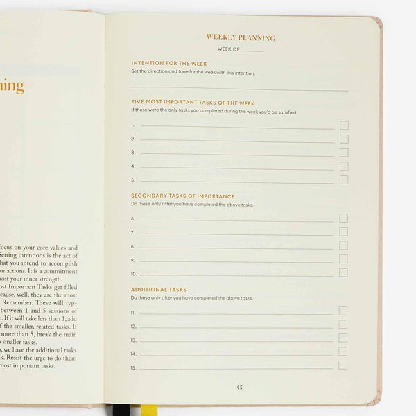 Intelligent Change - 3-Month Productivity Planner,