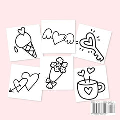 Sweet Love: Bold and Easy Coloring Book