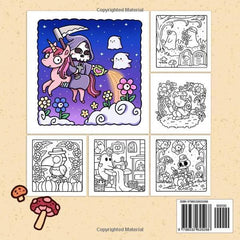 Spooky Cutie: Coloring Book for Adults and Teens Featuring Adorable Creepy