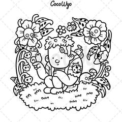Spooky Cutie: Coloring Book for Adults and Teens Featuring Adorable Creepy