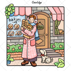 Girl Moments: Coloring Book for Adults and Teens Featuring Cute Cozy Daily