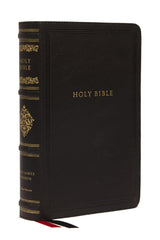 KJV Large Print Reference Bible, Black Leathersoft, Red Letter,