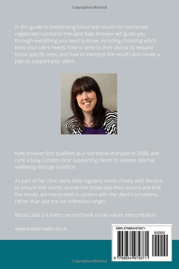 Blood Labs 2:: A guide to interpreting blood test results for hormones