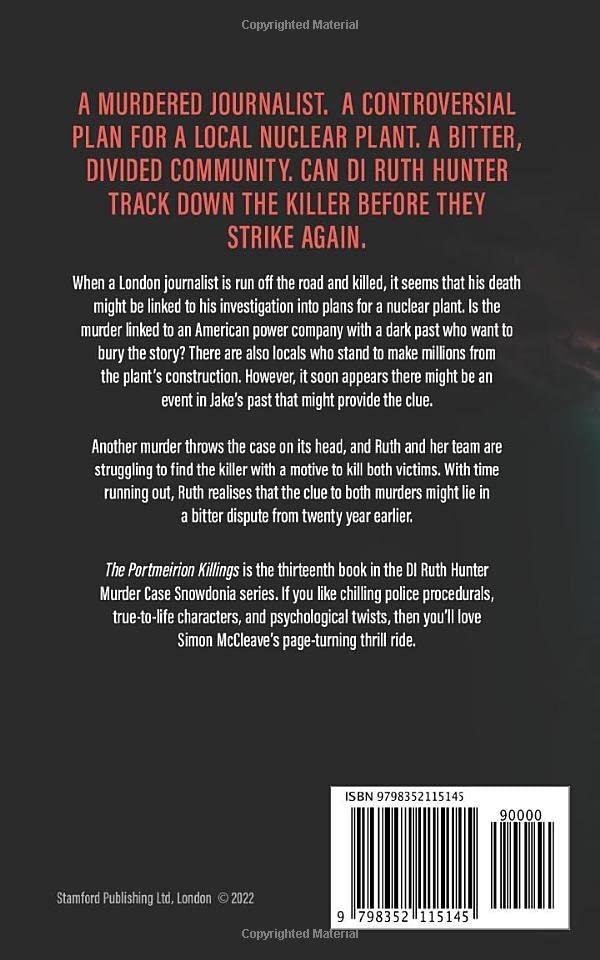 The Portmeirion Killings: A DI Ruth Hunter Crime Thriller Book #13