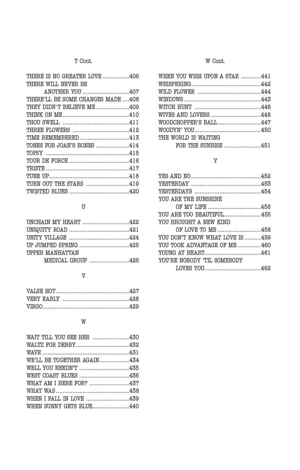The Real Book - Volume I - Sixth Edition -