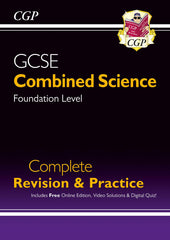 GCSE Combined Science Foundation Complete Revision & Practice w/ Online Ed,
