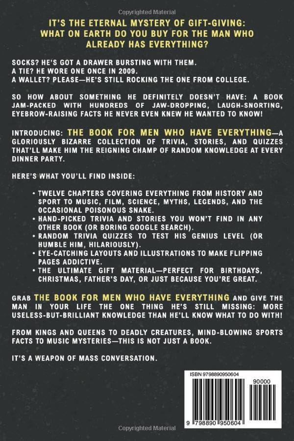 The Book For Men Who Have Everything