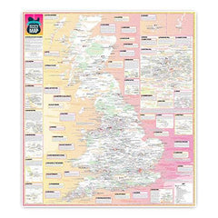 Great British Music Map | Music Map & Guide | Marvellous Maps | Music Gifts |