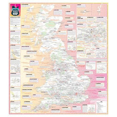 Great British Music Map | Music Map & Guide | Marvellous Maps | Music Gifts |