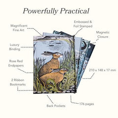 Angela Harding: Fishing Otter (Foiled Journal) (Flame Tree Notebooks)