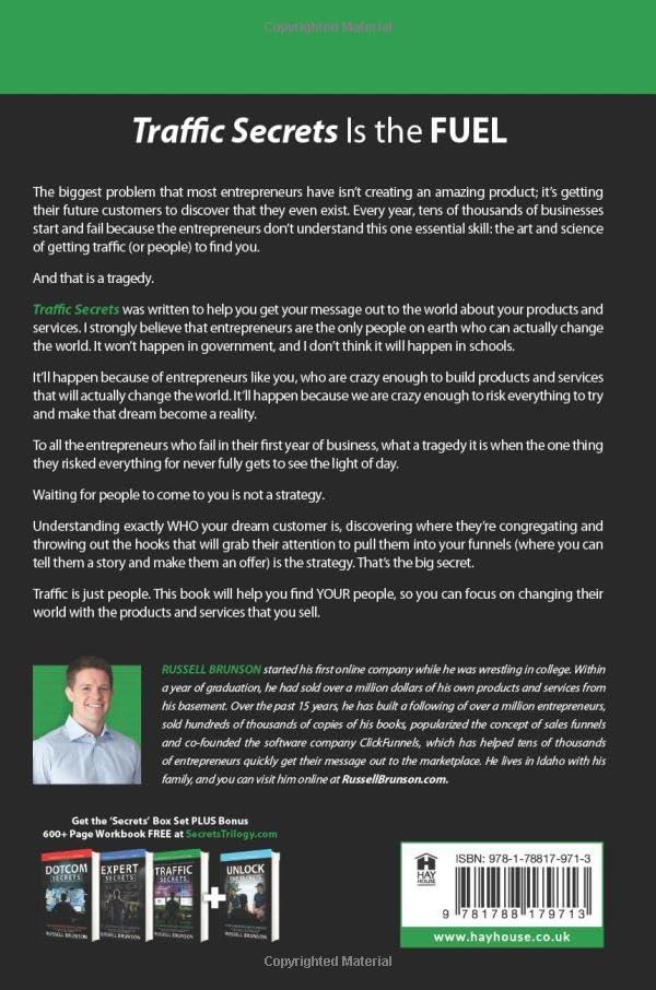 Traffic Secrets: The Underground Playbook for Filling Your Websites and Funnels