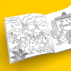 Goofy Guineas: A comical guinea pig colouring book!: