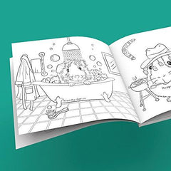 Goofy Guineas: A comical guinea pig colouring book!: